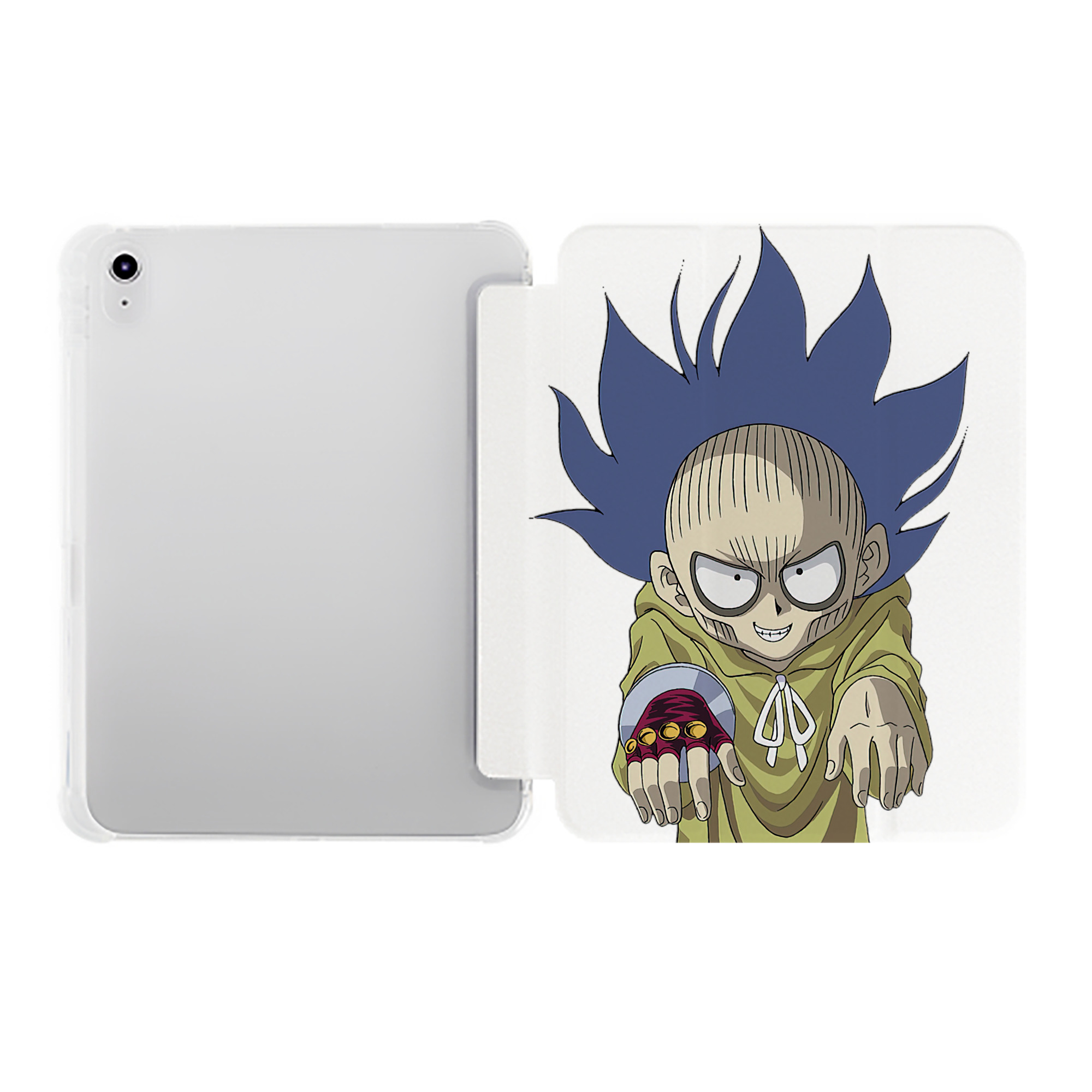 （画像用） 遊☆戯☆王 Yu-Gi-Oh! IPad ケース ペン収納付き 三つ折りスタンド PUレザー×シリコン 対応機種9.5/10.5/10.9インチ